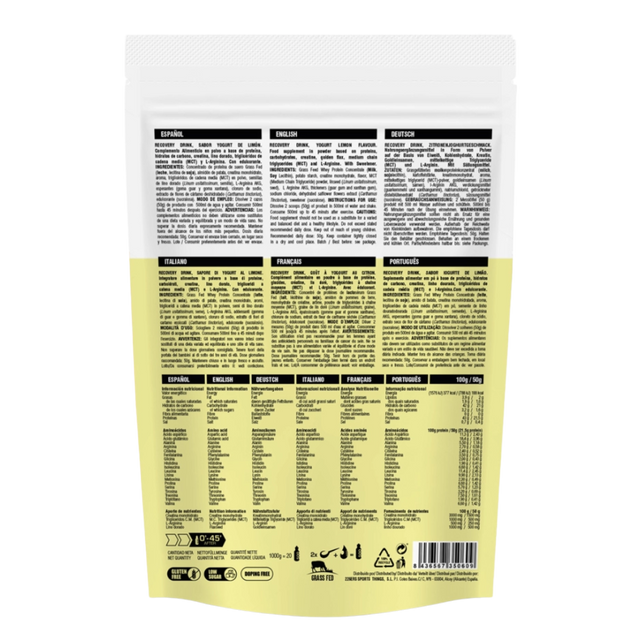 226ERS - Recovery Drink 1kg - Yoghurt Lemon