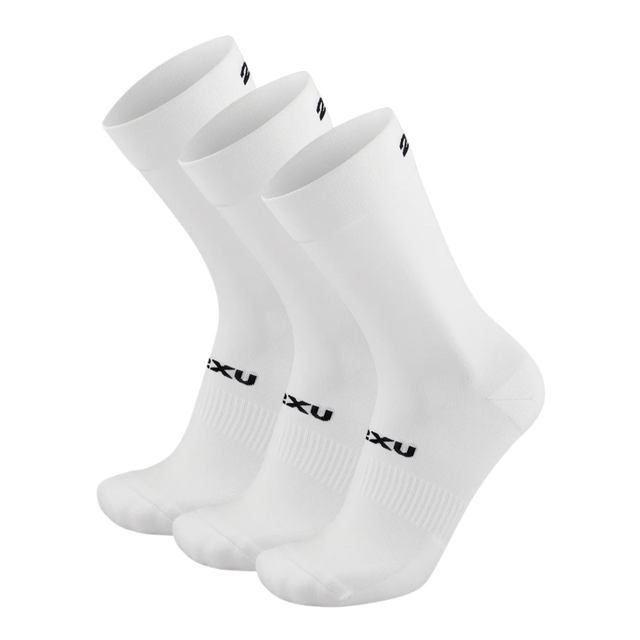 2XU-Crew-Socks-3-Pack-White-Black