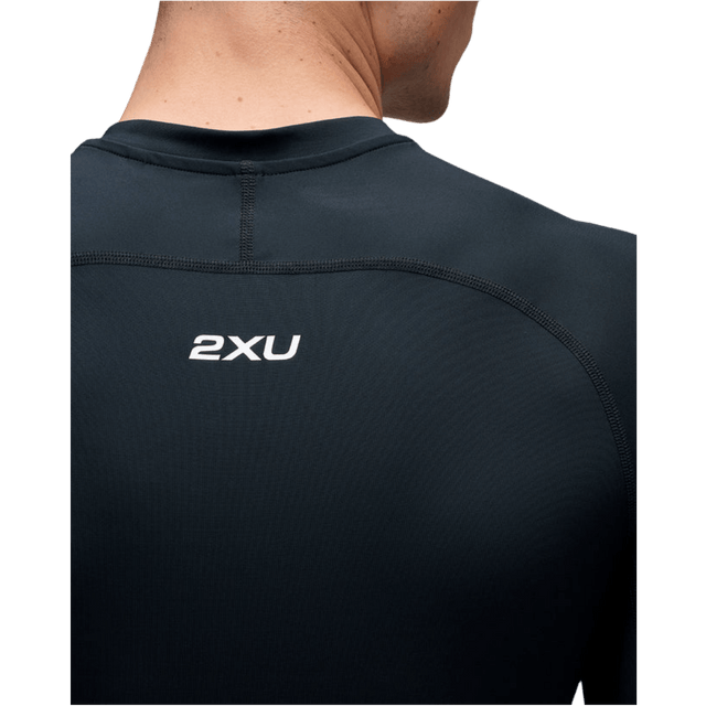 2XU - Mens Core Sleeved Trisuit - Black/White 26/27 - Aid Station