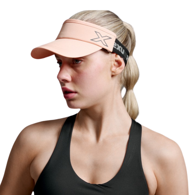 2XU-Performance-Visor-Fuzzy-Peach-Black