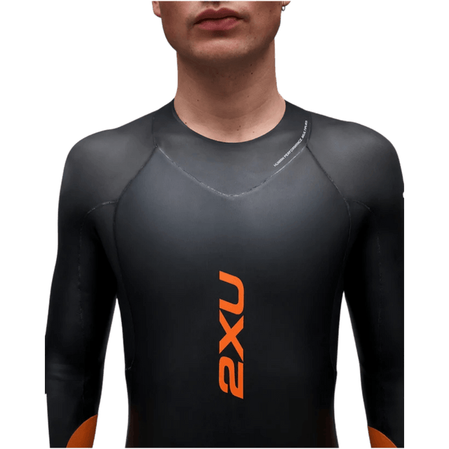 2XU - Mens Propel P:1 Wetsuit - Black/Solar Orange - Aid Station