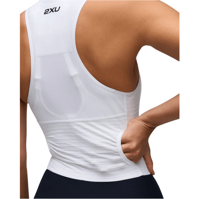 2XU - Womens Light Speed React Trisuit - Black/White 26/27 - Aid Station