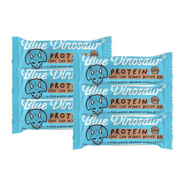 Blue Dinosaur - Protein Bar - Choc Chip Peanut Butter 