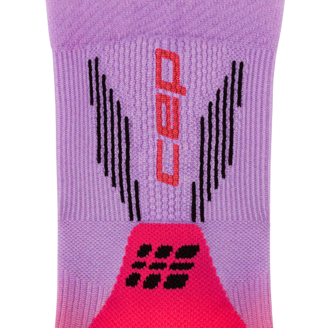 CEP - Men's Gradient Core Run Edt Mid Cut - Pink / Lilac Fade