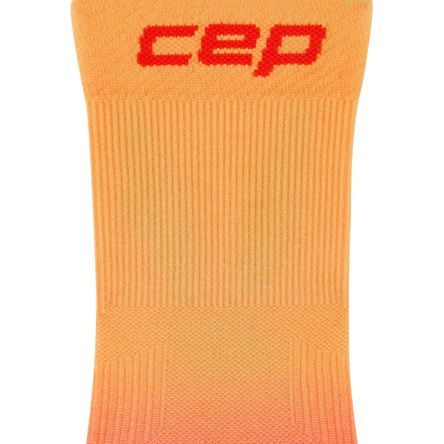 CEP - Men's Gradient Core Run Edt Mid Cut - Red / Marigold Fade