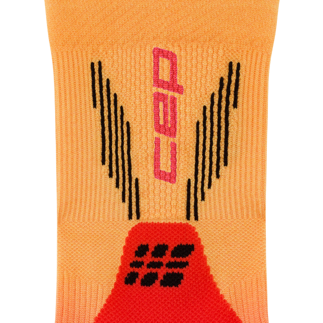 CEP - Men's Gradient Core Run Edt Mid Cut - Red / Marigold Fade