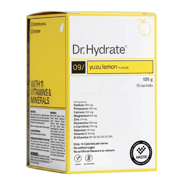 Dr. Hydrate - All-In-One Drink Sachet Box - Yuzu Lemon - Aid Station