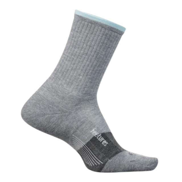 Feetures-Trail-Max-Cushion-Mini-Crew-light-gray