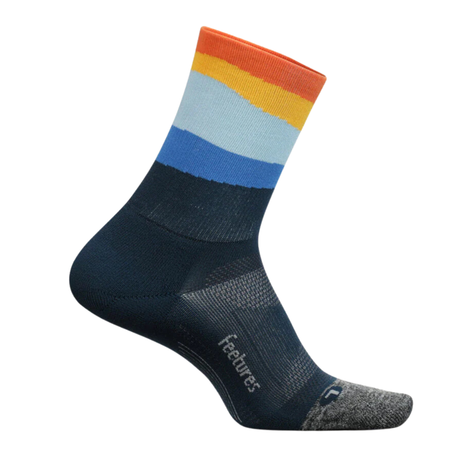 Feetures - Elite Ultra Light Cushion Mini-Crew - Ascent Blue