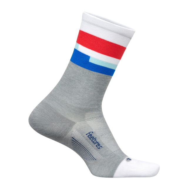 Feetures - Elite Ultra Light Cushion Mini-Crew - Mission Gray