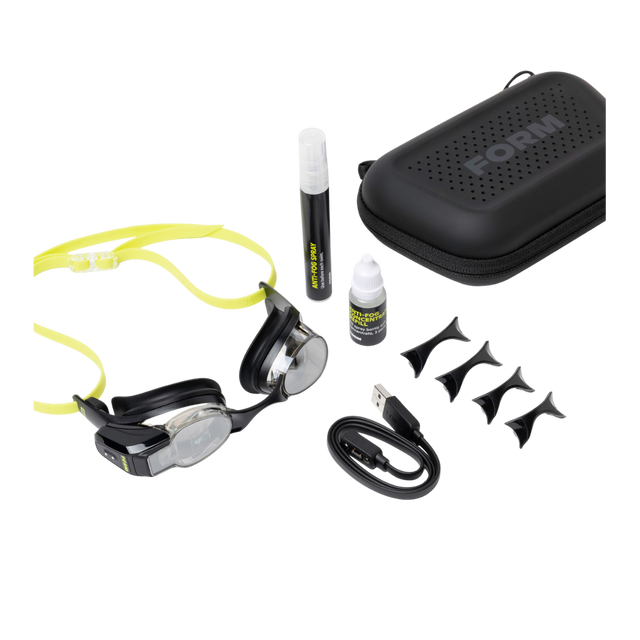 FORM - Smart Swim 2 Goggles - PRO - Box items