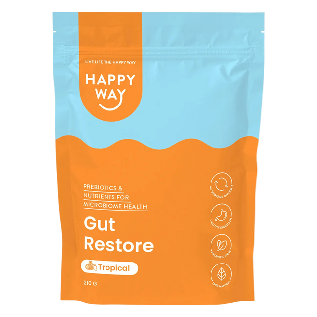 HappyWay - Gut Restore Powder 210g - Tropical