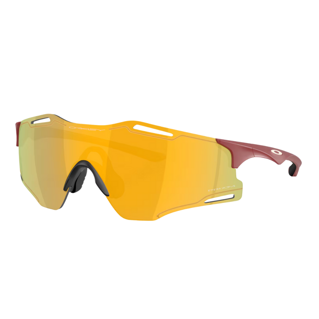 Oakley-Cybr-zero-red-Prizm-24k-side