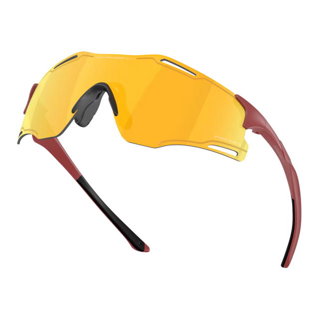 Oakley-Cybr-zero-red-Prizm-24k-up