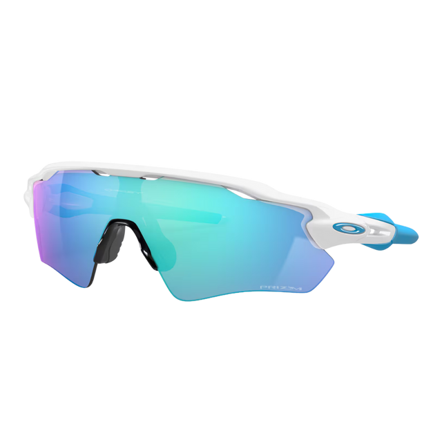 Oakley-Radar-EV-Path-pol-white-Prizm-sapphire-side