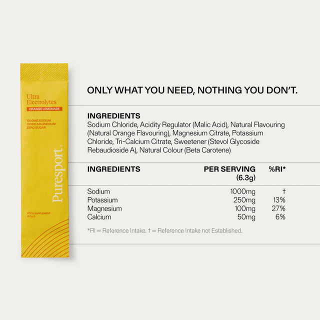 Puresport - Ultra Electrolytes - Orange Lemonade (30 pack)