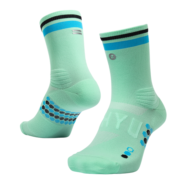 SHYU-Racing-Socks-Aqua-Blue-Black-front