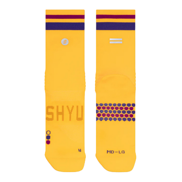 SHYU-Racing-Socks-amber-eggplant-claret-flatlay