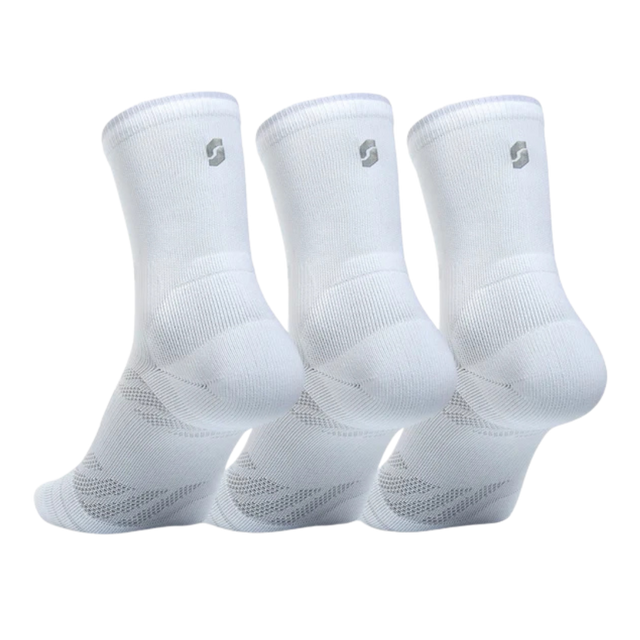 SHYU - Training Socks Crew 3 Pack - White