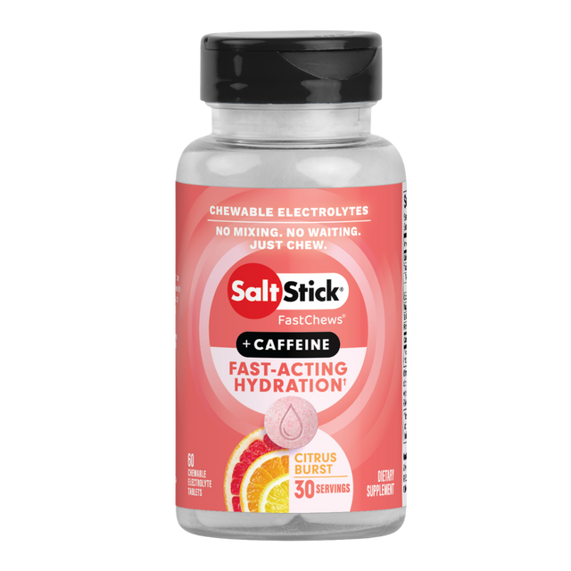 SaltStick - Electrolyte FastChews + Caffeine - Citrus Burst