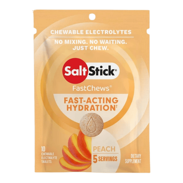 SaltStick - Electrolyte FastChews Sachet - Peach - Aid Station