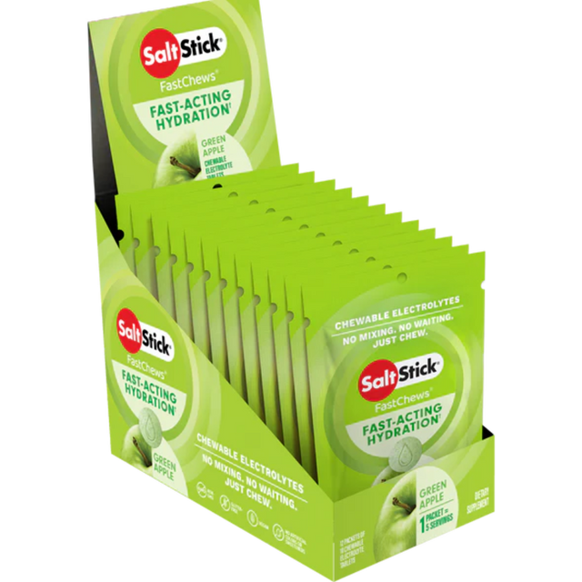 SaltStick - Electrolyte FastChews Sachet - Green Apple