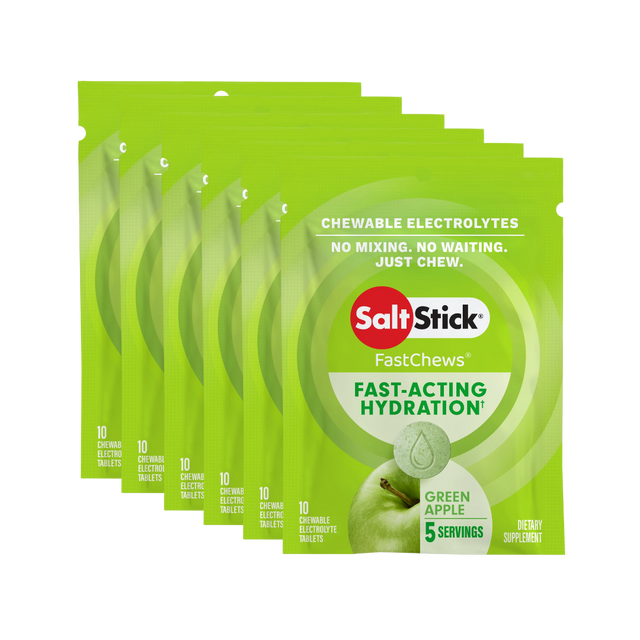 SaltStick - Electrolyte FastChews Sachet - Green Apple