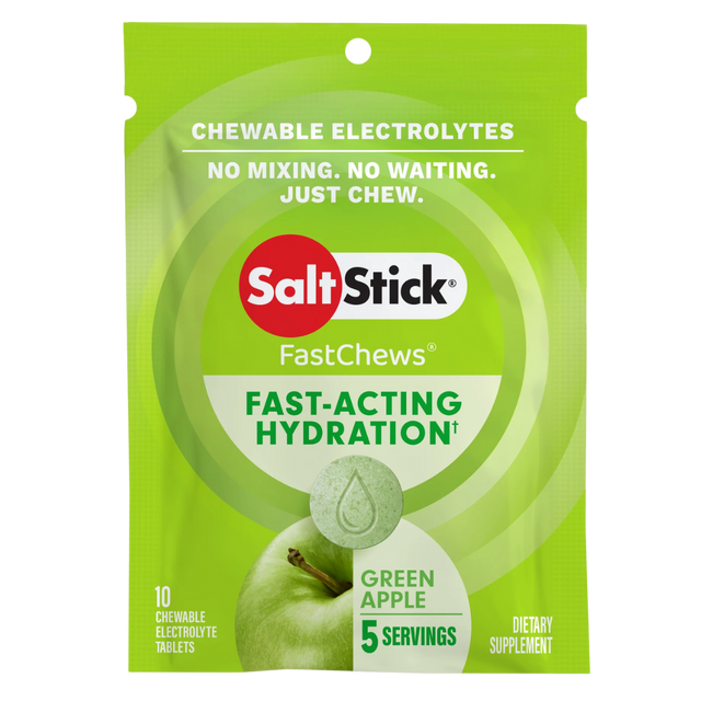 SaltStick - Electrolyte FastChews Sachet - Green Apple