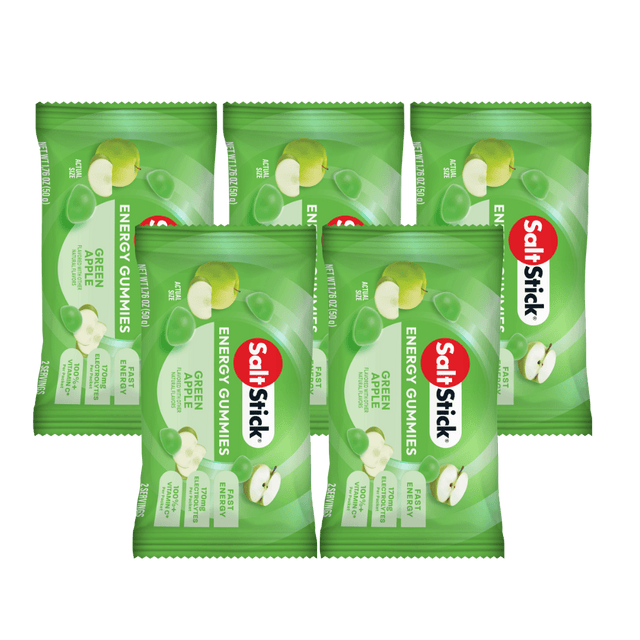 SaltStick - Energy Gummies - Green Apple - Aid Station