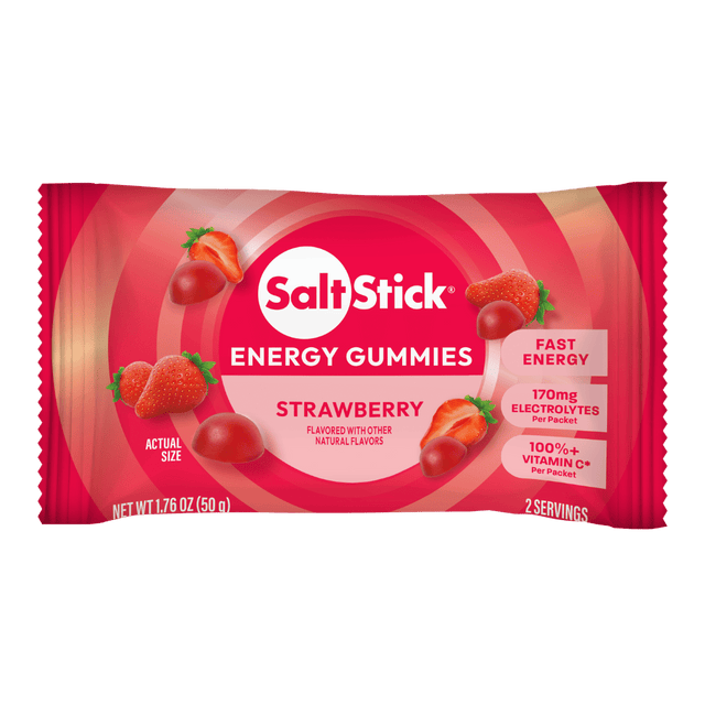 SaltStick - Energy Gummies - Strawberry - Aid Station
