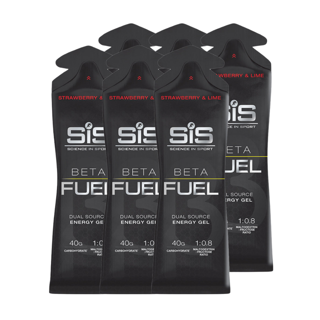 Science In Sport (SIS) - Beta Fuel Energy Gel - Strawberry & Lime