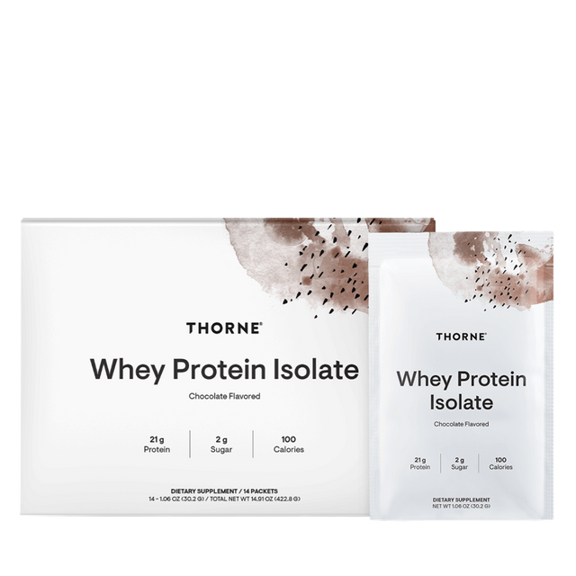 Thorne - Whey Protein Isolate Travel Packs - Chocolate