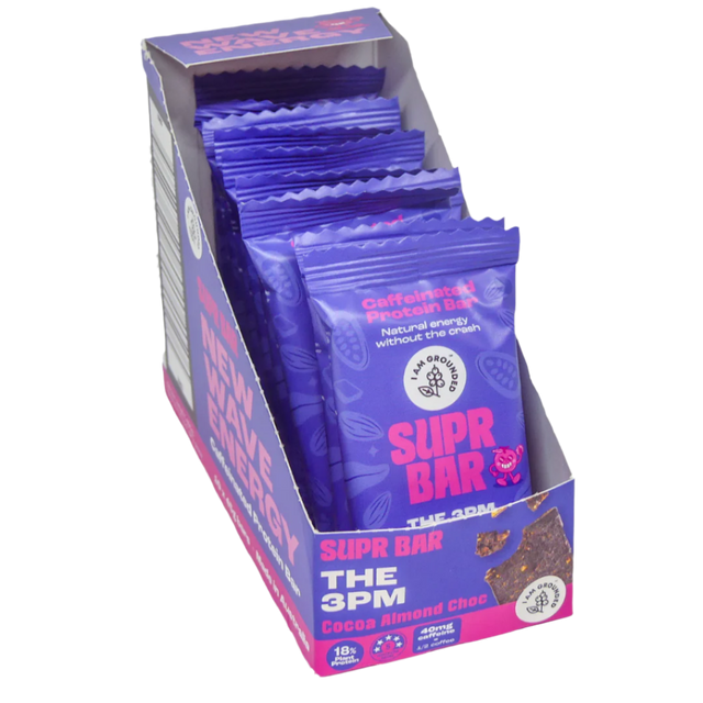 I Am Grounded - SUPR Bar - Cocoa & Almond Choc (caffeine)