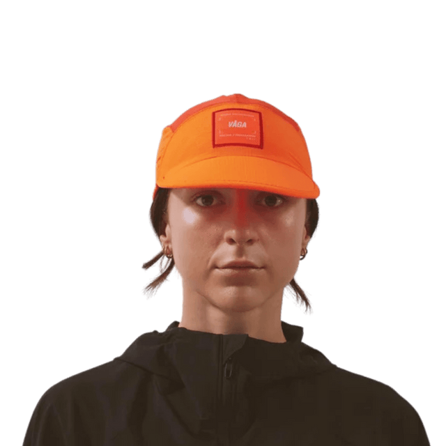 VÅGA - Transit Lite Cap - Neon Orange/Coral - Aid Station