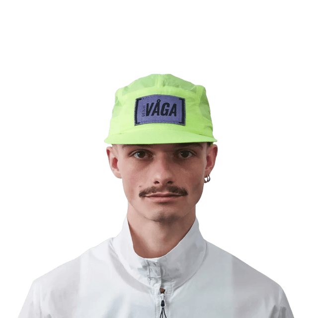 VÅGA - Feather Edge Cap - Neon Yellow - Aid Station