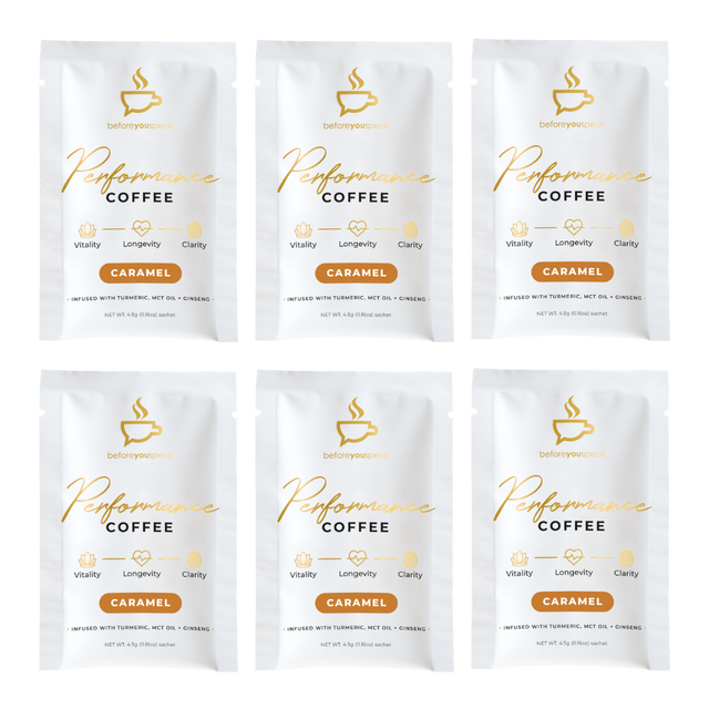 beforeyouspeak - Performance Coffee - Caramel (Pack of 6)
