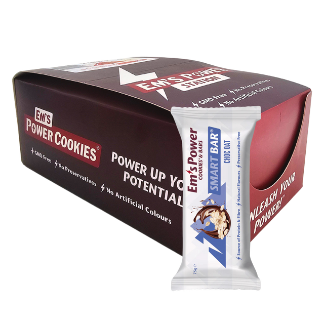 Em's Power Cookies - Smart Bars - Choc Oat - Box of 16