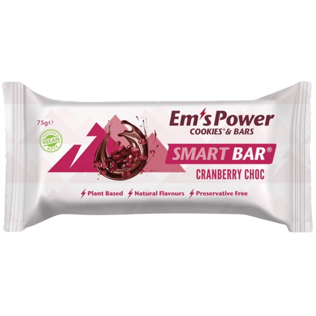 Em's Power Cookies - Smart Bars - Cranberry Choc