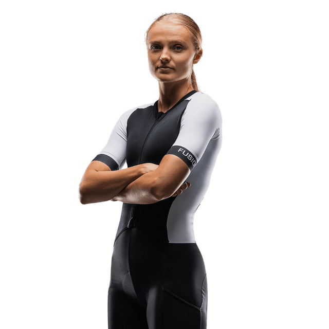 FUSION - Tempo! THREE Unisex Tri Suit - Black - Aid Station