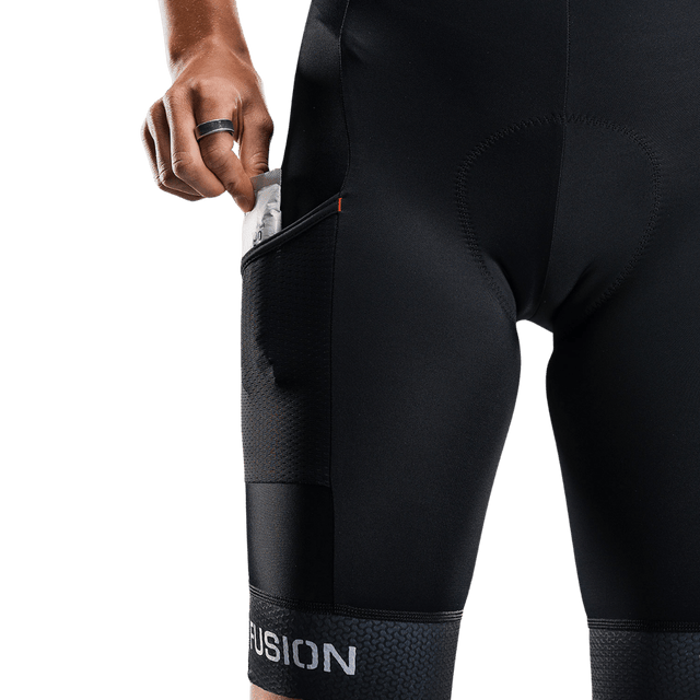 FUSION - Tempo! THREE Unisex Tri Suit - Black - Aid Station