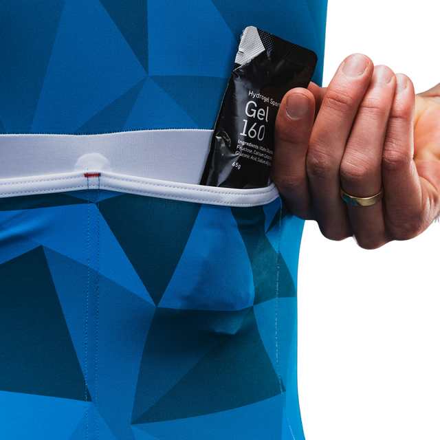 FUSION - Tempo! TWO Unisex Tri Suit - Ocean (Pocket Detail)