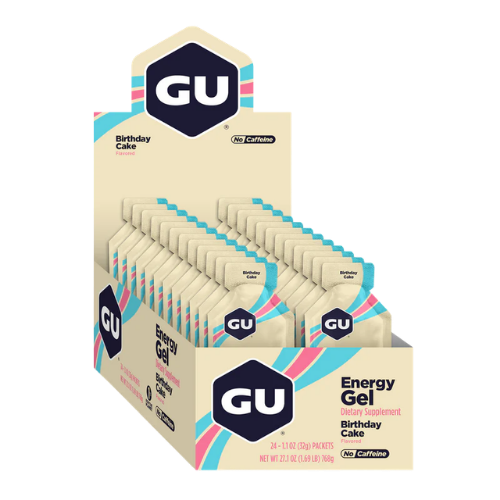 GU Energy - Energy Gels - Birthday Cake (Box of 12)