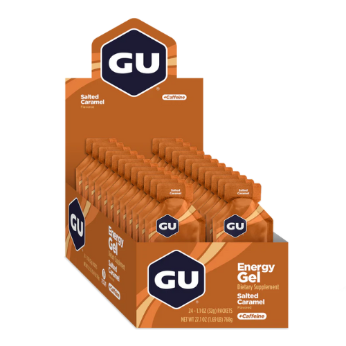 GU Energy - Energy Gels - Salted Caramel (with caffeine) (Box of 24)