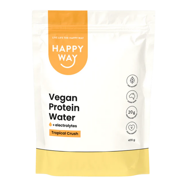 HappyWay - Vegan Protein Water 420g - Tropical Crush