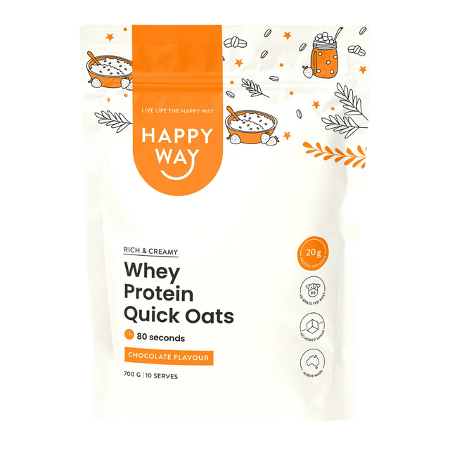 HappyWay - Whey Protein Quick 700g - Oats Chocolate