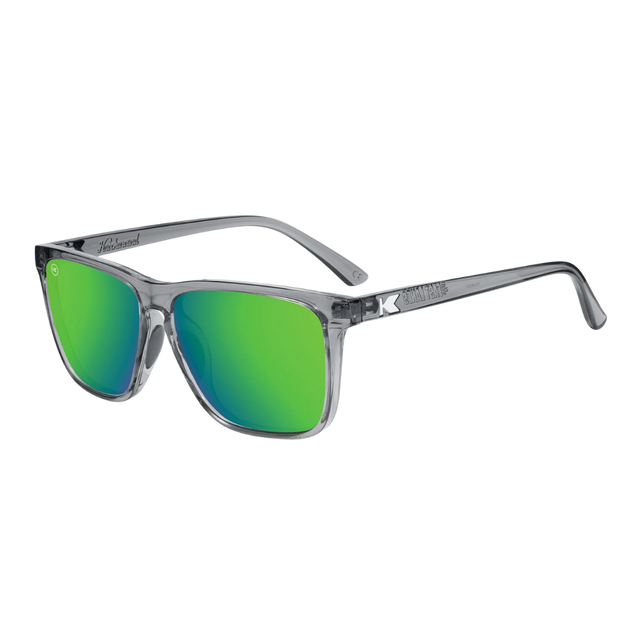Knockaround - Fast Lanes - Clear Grey/Green Mooonshine (Angle)