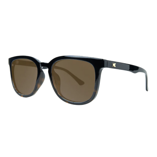 Knockaround - Paso Robles - Glossy Black & Tortoise Shell Fade/Amber