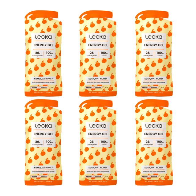 Lecka - Energy Gel - Kumquat Honey (Pack of 6)
