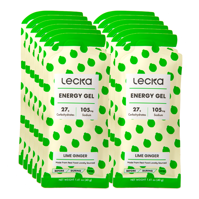 Lecka - Energy Gel - Lime Ginger (Box of 12)