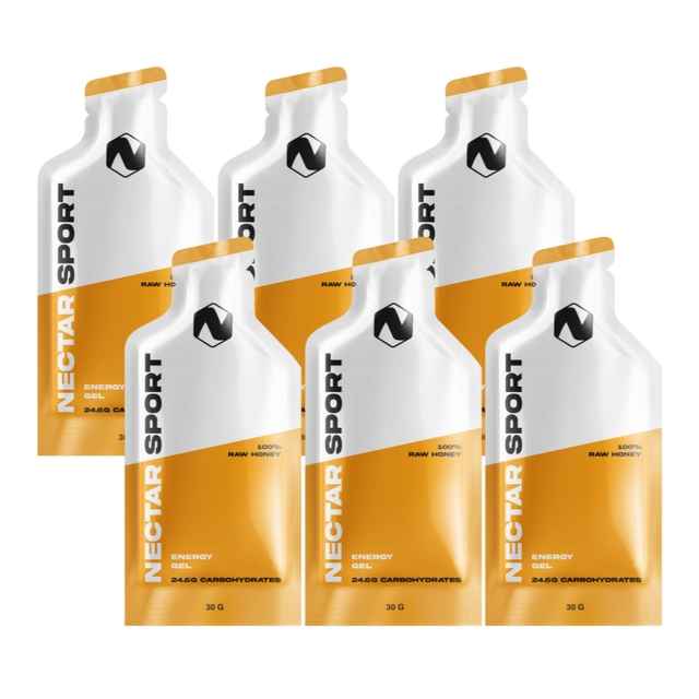 Nectar Sport - Energy Gel - Raw Honey (Pack of 6)
